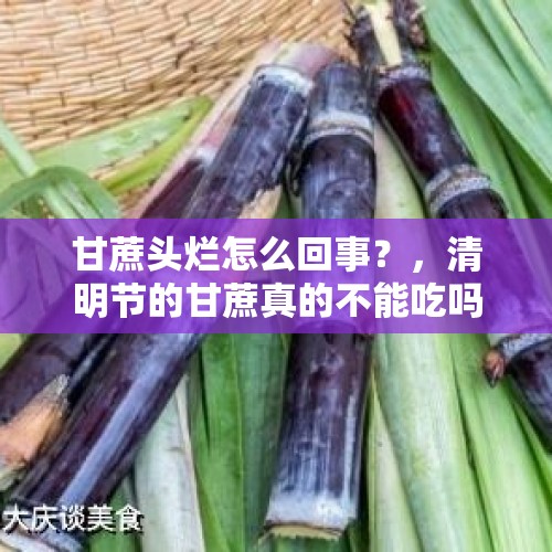 甘蔗头烂怎么回事？，清明节的甘蔗真的不能吃吗？