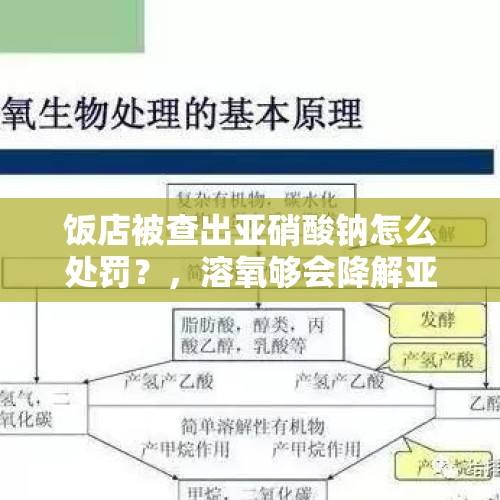 饭店被查出亚硝酸钠怎么处罚？，溶氧够会降解亚硝酸盐吗？